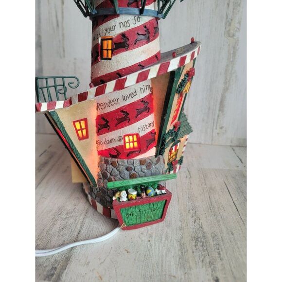 Dept 56 Rudolph Red-Nosed Lighthouse story book collection Xmas